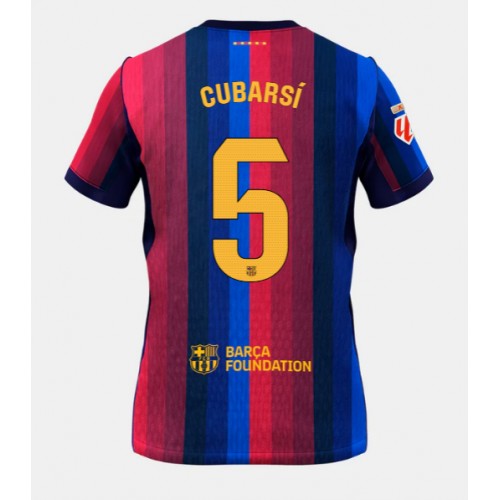 Stroje piłkarskie Barcelona Pau Cubarsi #5 Koszulka Podstawowej 2026-27 Krótki Rękaw